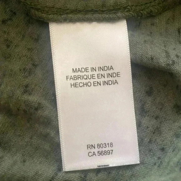 🆕Lucky🍀Brand Olive Leopard Print Babydoll Top🆕 - Picture 7 of 11